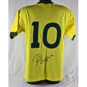 Authentic Signed Brazil Soccer Jersey Grandstand   Autographed Soccer 