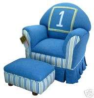 Blue Moon #1 Boys Chair & Ottoman NEW!!  