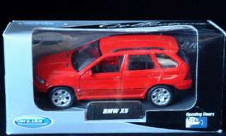 BMW X5 138 Scale Red MIB Welly  