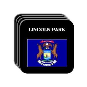  US State Flag   LINCOLN PARK, Michigan (MI) Set of 4 Mini 