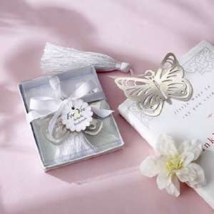  Davids Bridal Butterfly Bookmark with Silk Tassel Style 