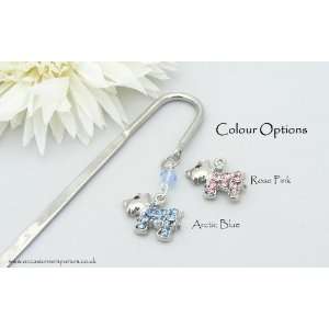  Crystal Dog Bookmark   Boxed and personalized Gift Card 