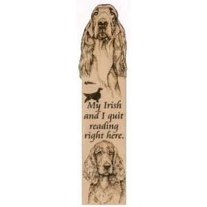  Irish Setter Laser Engraved Dog Bookmark