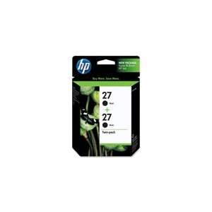  HP No. 27 Twinpack Black Ink Cartridge Electronics