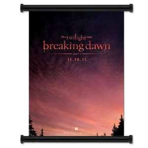  Twilight Breaking Dawn Movie Fabric Wall Scroll Poster (31 