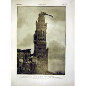   Albert Statue Tower Notre Dame Brebieres French 1915