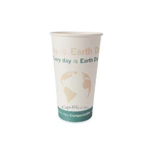  20oz. Compostable PLA Hot Paper Cup/1000 ct.: Health 