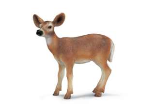 White Tailed Doe Deer Schleich toy figure NEW Wild Life Animal 