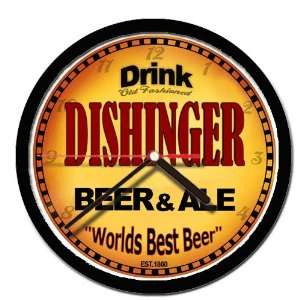  DISHINGER beer and ale cerveza wall clock: Everything Else