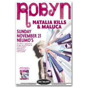  Robyn Poster   Flyer for Body Talk Tour