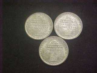 1946 PDS BOOKER T. WASHINGTON HALF DOLLAR SET 3 BU LOOK  