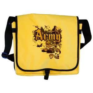  Messenger Bag Army US Grunge Any Time Any Place Any Where 