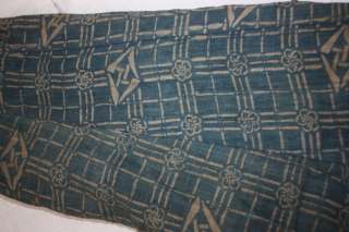   edo antique cotton Beautiful boro of the Rain jacket kasuri & katazome