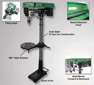  RIKON 30 251 Floor Radial Drill Press: Home Improvement