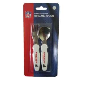   NFL Football Atlanta Falcons Baby Eating Utensils Fork and Spoon: Baby