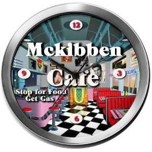  MCKIBBEN 14 Inch Cafe Metal Clock Quartz Movement: Kitchen 