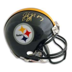  Autographed Troy Polamalu Mini Helmet   Autographed NFL 