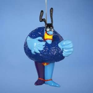   Yellow Submarine Chief Blue Meanie Christmas Ornaments: Home & Kitchen