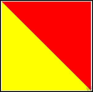 Maritime Oscar Signal Flag T Shirt 8 Sizes 3 Colors  