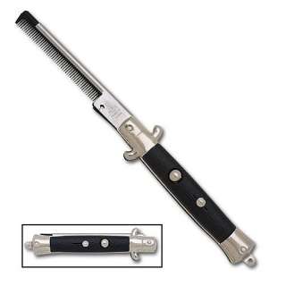 BLACK SWITCHBLADE KNIFE COMB   NEW SWITCH BLADE COMBS  