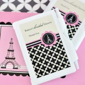  Parisian Party Themed Personalized Notebook Favors Health 