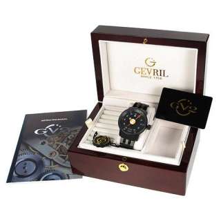 GEVRIL 4031b Swiss Automatic Movement Mens Watch  