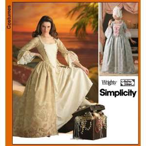  Simplicity 4092 Sew Pattern Misses 18th Century Costume 