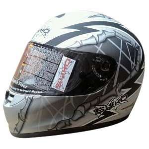  Syko Gray Small Sport Full Face Helmet Automotive