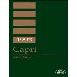    1993 MERCURY CAPRI Shop Service Repair Manual Book: Automotive