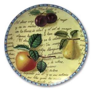  Baum Brothers Eden Fruit Plate, Assorted Designs: Kitchen 