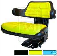 TRACTOR SEAT FITS MOST JOHN DEERE ADJ ANGLE AND SUSP  