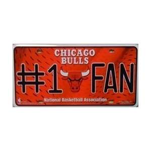  Chicago Bulls #1 Fan License Plate 