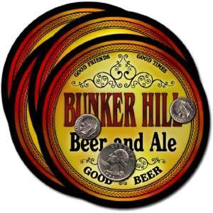 Bunker Hill, KS Beer & Ale Coasters   4pk