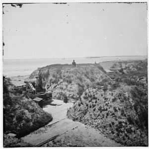   Interior of Fort Johnson, looking towards Fort Sumter.: Home & Kitchen