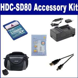 Panasonic HDC SD80 Camcorder Accessory Kit includes SDM 1529 Charger 