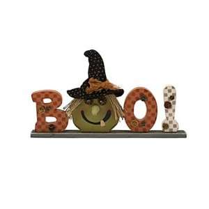 IMAX, Halloween Witchs Boo Wood Sign:  Home & Kitchen