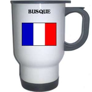  France   BUSQUE White Stainless Steel Mug Everything 