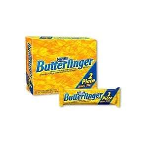 Butterfinger Candy Bars, King Size, 3.7 oz, 18 Count (Pack of 2 