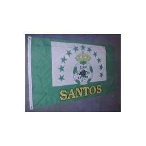  NEOPlex 3 x 5 Santos Soccer Club Soccer Flag: Office 