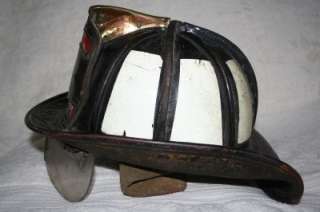 Vintage Cairns Leather Fire Helmet Size Medium  