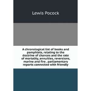 , relating to the doctrine of chances and the rate of mortality 