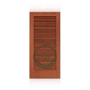  Cabana Nassau Mahogany Louvered Door 36x78