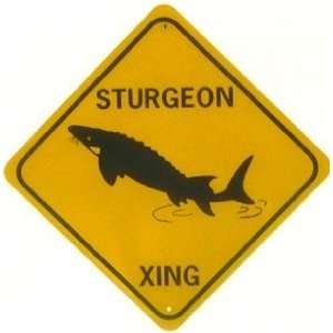  MUSKIE XING Aluminum Sign