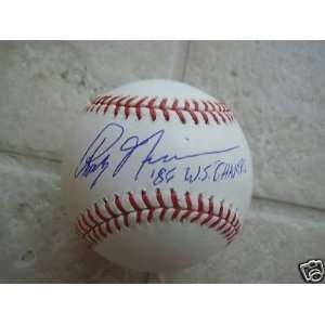  Randy Niemann 86 Ws Champs Signed Official Ml Ball Coa 