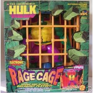  Electronic Hulk Rage Cage Playset: Toys & Games