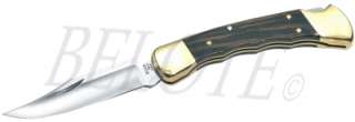 Buck Knives Folding Hunter Finger Grooved 110BRSFG New  