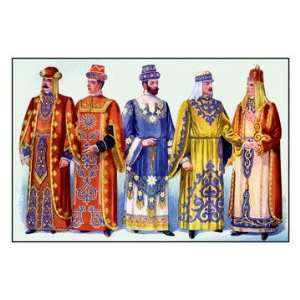   : Men in Robes and Turbans 12x18 Giclee on canvas: Home & Kitchen