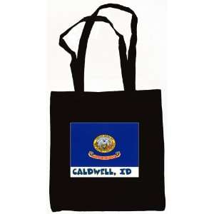  Caldwell Idaho Souvenir Canvas Tote Bag Black Everything 