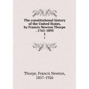   Newton Thorpe . 1765 1895. 1 Francis Newton, 1857 1926 Thorpe Books