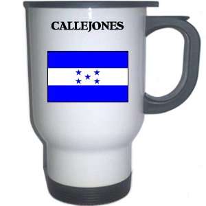  Honduras   CALLEJONES White Stainless Steel Mug 